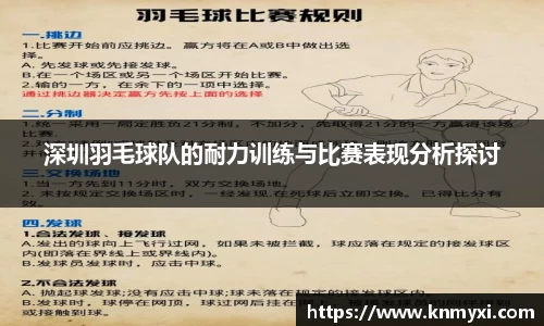 深圳羽毛球队的耐力训练与比赛表现分析探讨